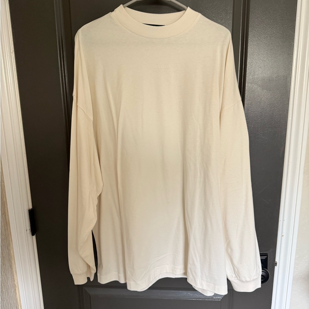 Fear of God Men's Cream Long Sleeve Shirt